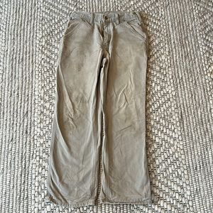 Carhartt Gray Lightweight Duck Work Pants 30x30